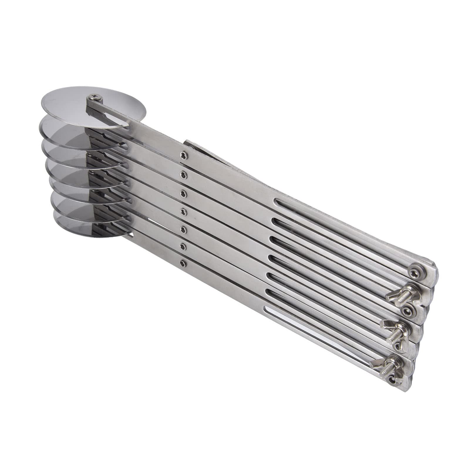 Stainless Steel Pastry Cutter - 7 Round Dough Blender for Baking Biscuits, Cakes & Pizzas | Perfect for Home Bakers & Professional Chefs | Essential Kitchen Tool for Effortless Dough Cutting