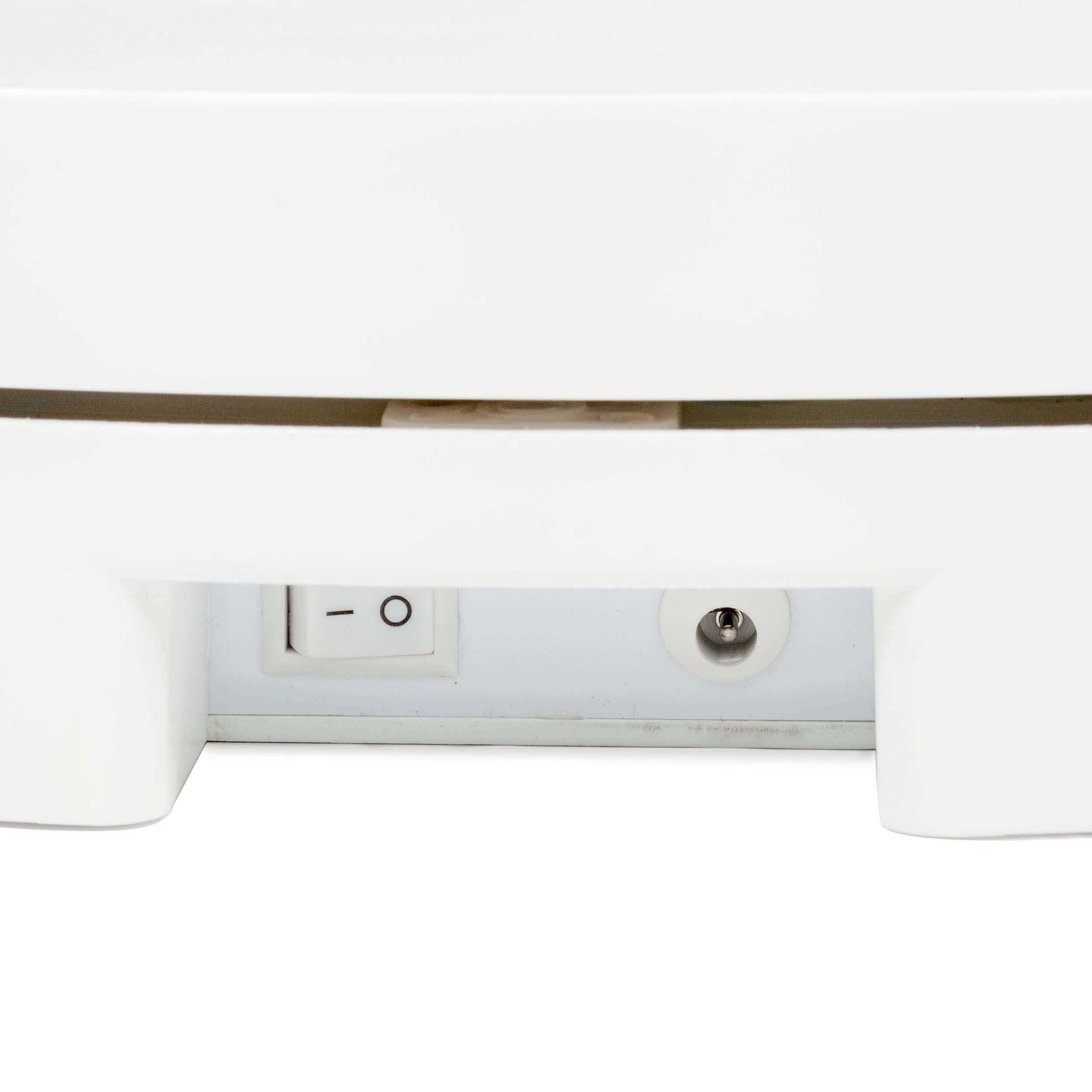 ORBIT800 360° 10-Speed 80cm White Electric Rotating Display Stand for Retail Stores, Exhibitions & Product Showcases - Smooth Silent Motor for Jewelry, Watches & Electronics