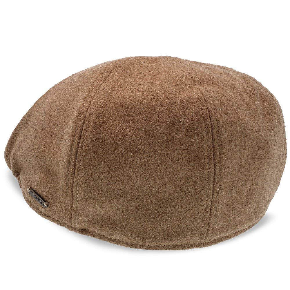 Luxury Wool Duckbill Cap – Classic 6-Panel Design with Cotton Liner for Outdoor Fashion