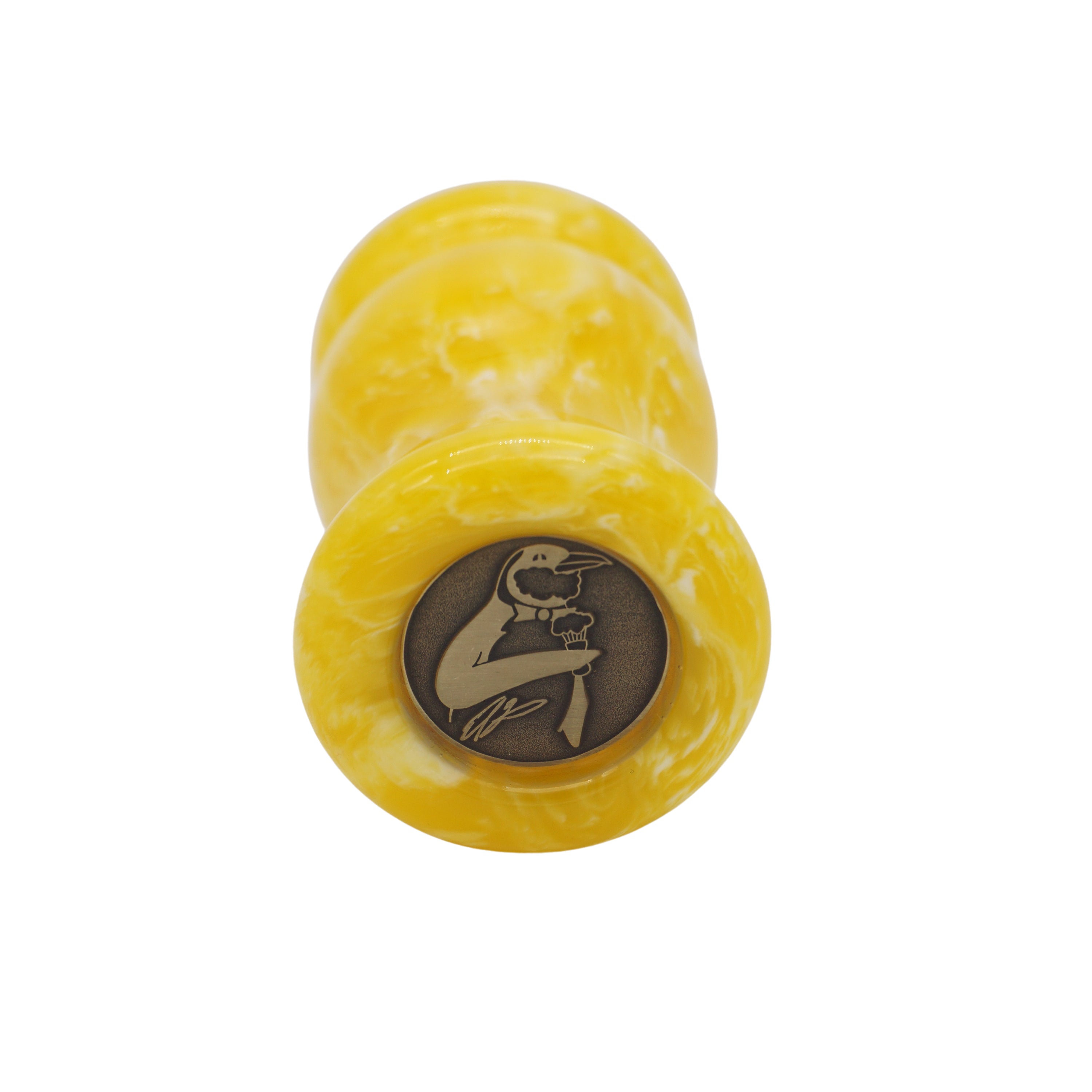Premium Lemon Drop Handcrafted Shaving Brush Handle - Fits 26mm & 28mm Knots - Perfect for Wet Shaving & Grooming Kits - Ideal Gift for Men's Skincare Routine