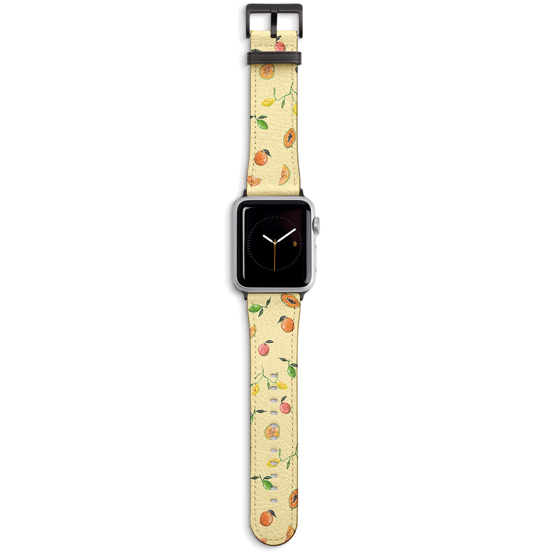 Premium Golden Fruit Apple Watch Band - Stylish & Durable Replacement Strap for Apple Watch Series 1-9 - Perfect for Workouts, Fashion & Everyday Wear