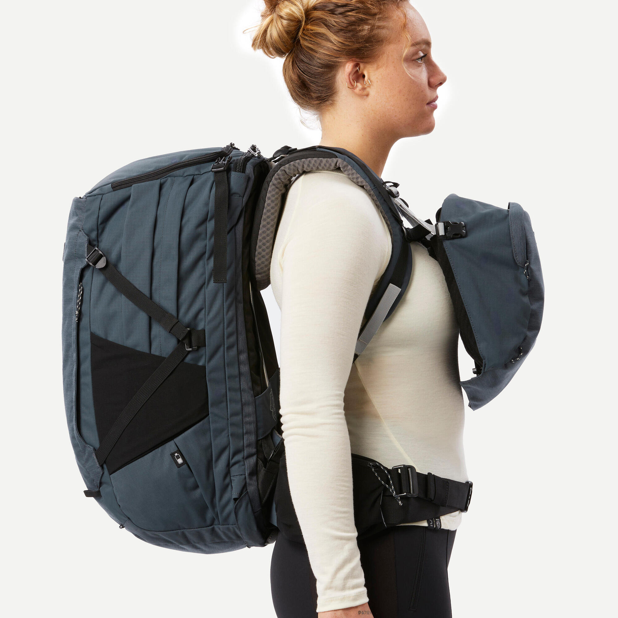 Forclaz Women's Travel 900 50L Lightweight Hiking Backpack - Perfect for Outdoor Adventures, Camping & Backpacking Trips