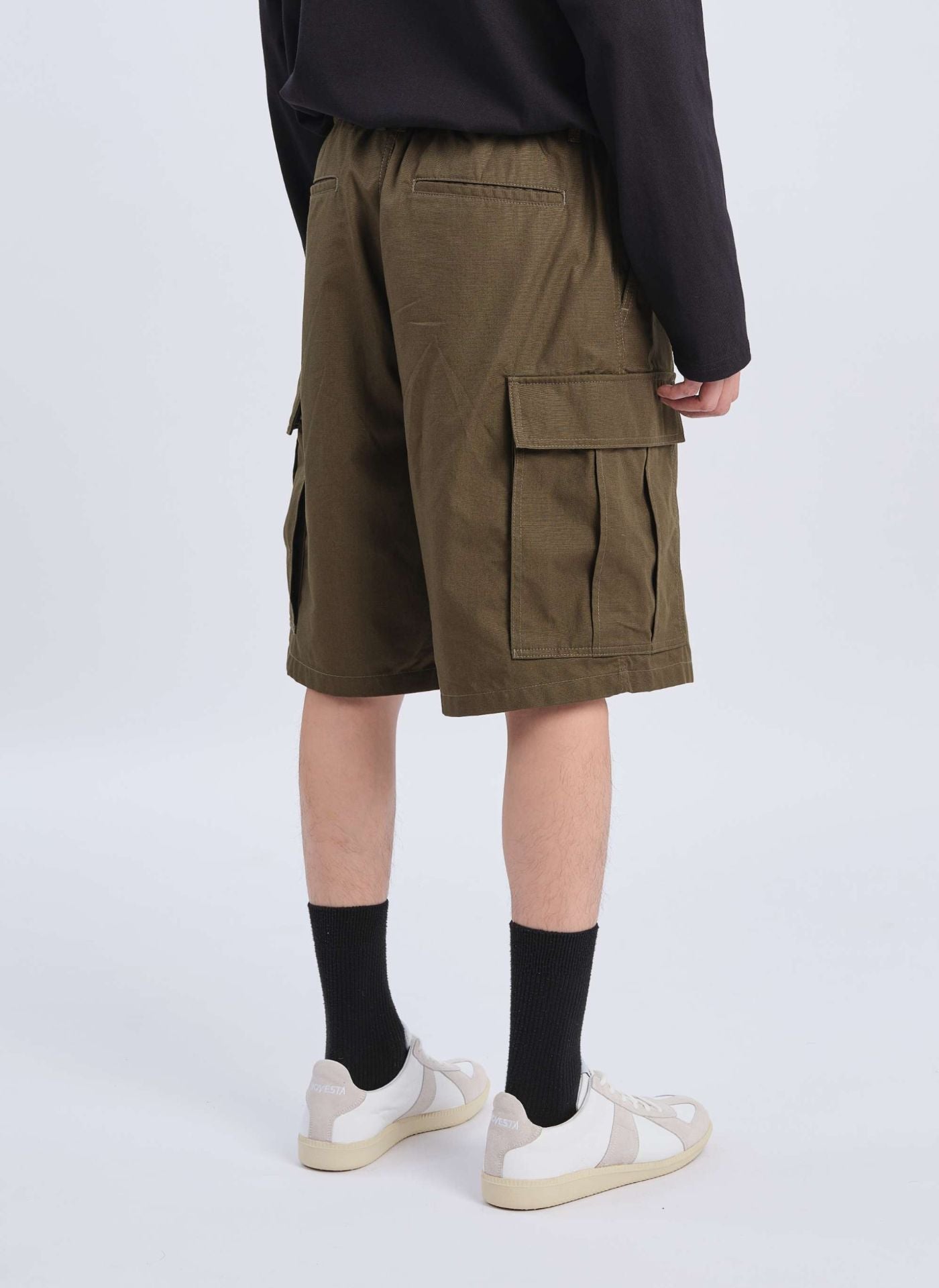 Durable Cordura Canvas Cargo Shorts for Men - Tactical Outdoor Hiking & Travel Pants - Lightweight Quick-Dry Adventure Shorts for Camping, Fishing & Everyday Wear