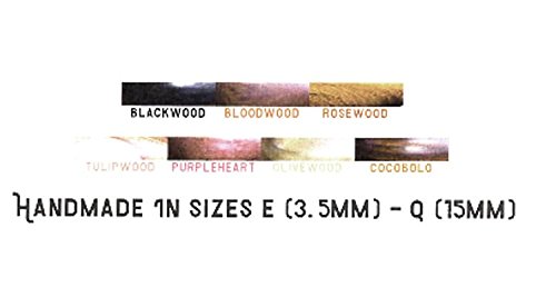 Premium Olivewood Crochet Hook 5.50mm - Ergonomic Handcrafted Knitting Needle for Yarn Crafts, DIY Projects & Crocheting Comfort - Perfect for Beginners & Professional Knitters