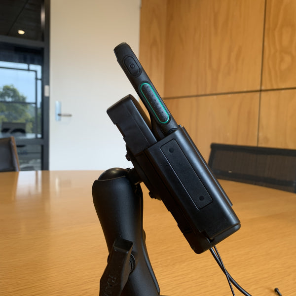 Motorola Lex L11 Car Mount Holder for Extended Battery - DIY Installation Kit - Perfect for Hands-Free Driving & GPS Navigation