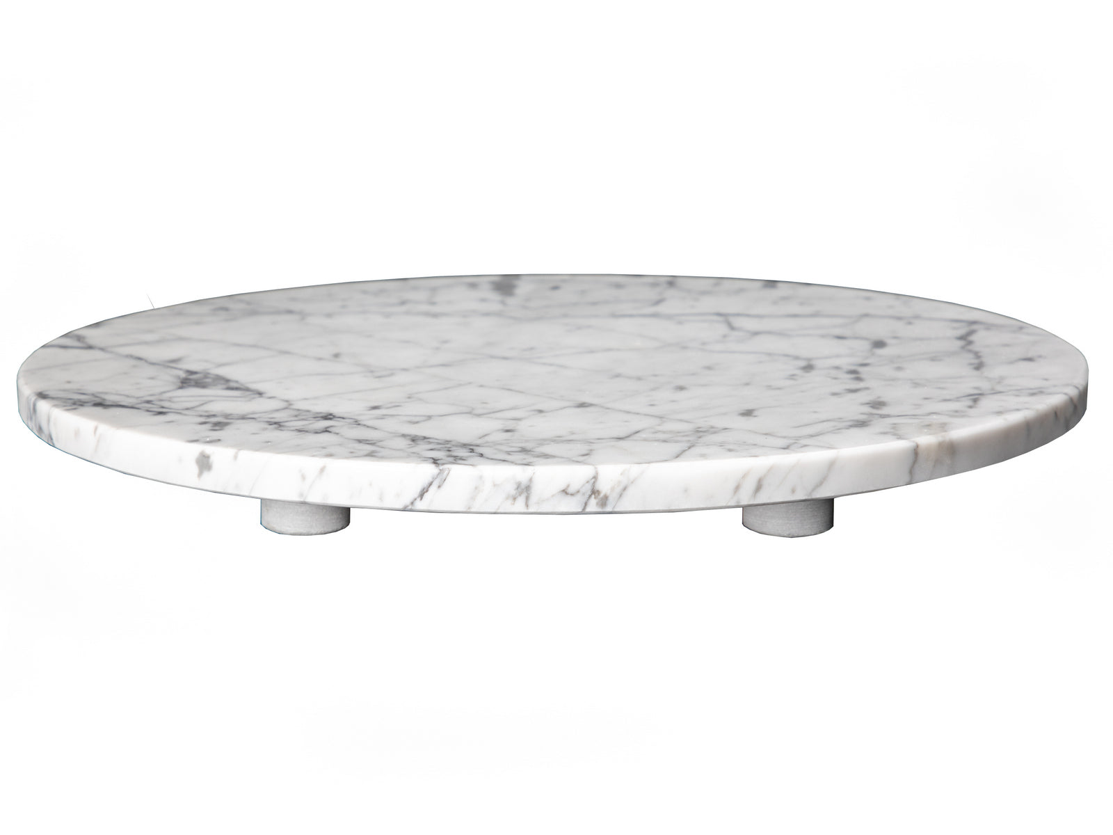 Round Infinity Pool Sink - Premium Carrara Marble Vanity Bathroom Sink for Modern Luxury Homes & Spa Resorts