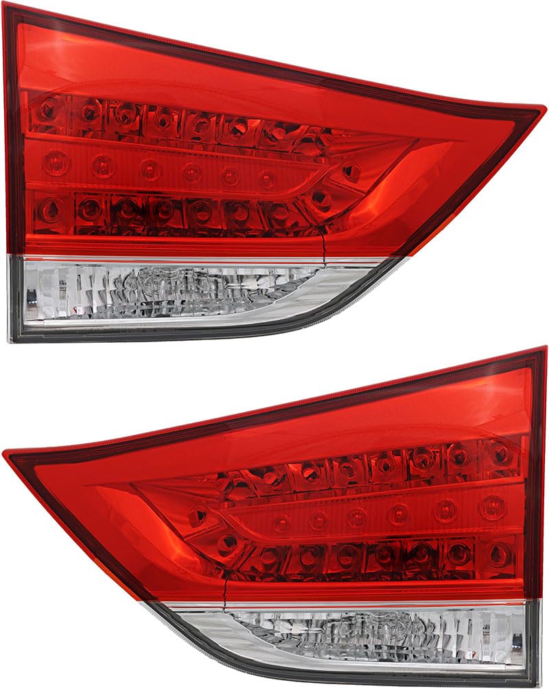 Toyota Sienna Inner Tail Lights Lamps Set for 2011-2012 Models - Left & Right Side Replacement - Perfect for Night Driving Safety & Style Upgrade
