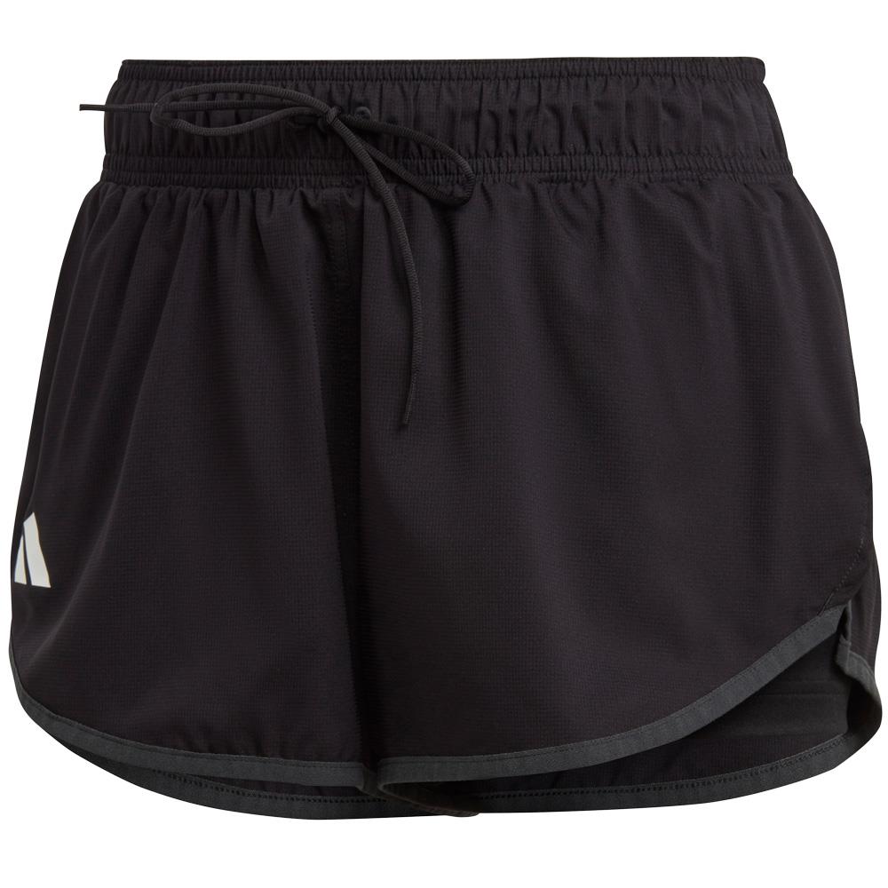 Adidas Women's Club Short - Black Athletic Shorts for Running, Yoga & Lounge Wear - Comfortable Casual Workout Shorts