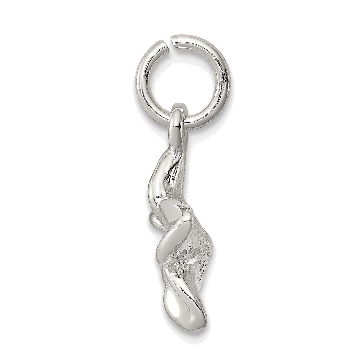 Bonyak Jewelry 925 Sterling Silver Polished Plumeria Flower Pendant Necklace for Women - Perfect for Beach Vacations, Summer Outfits & Boho Style