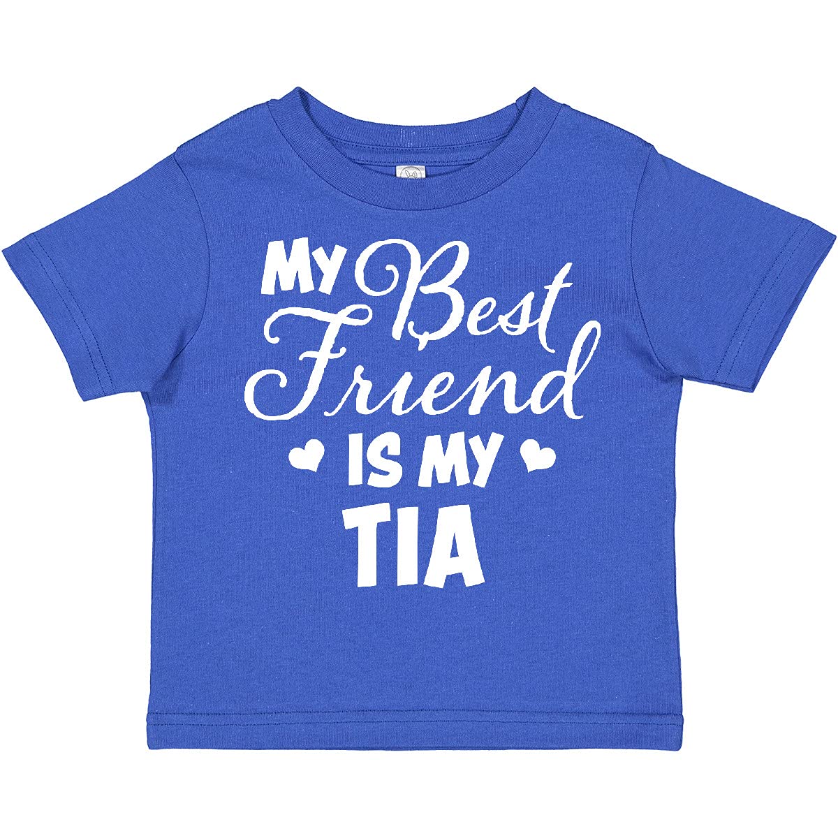 My Best Friend is My Tia with Hearts Toddler T-Shirt - Perfect for Family Gatherings & Playdates