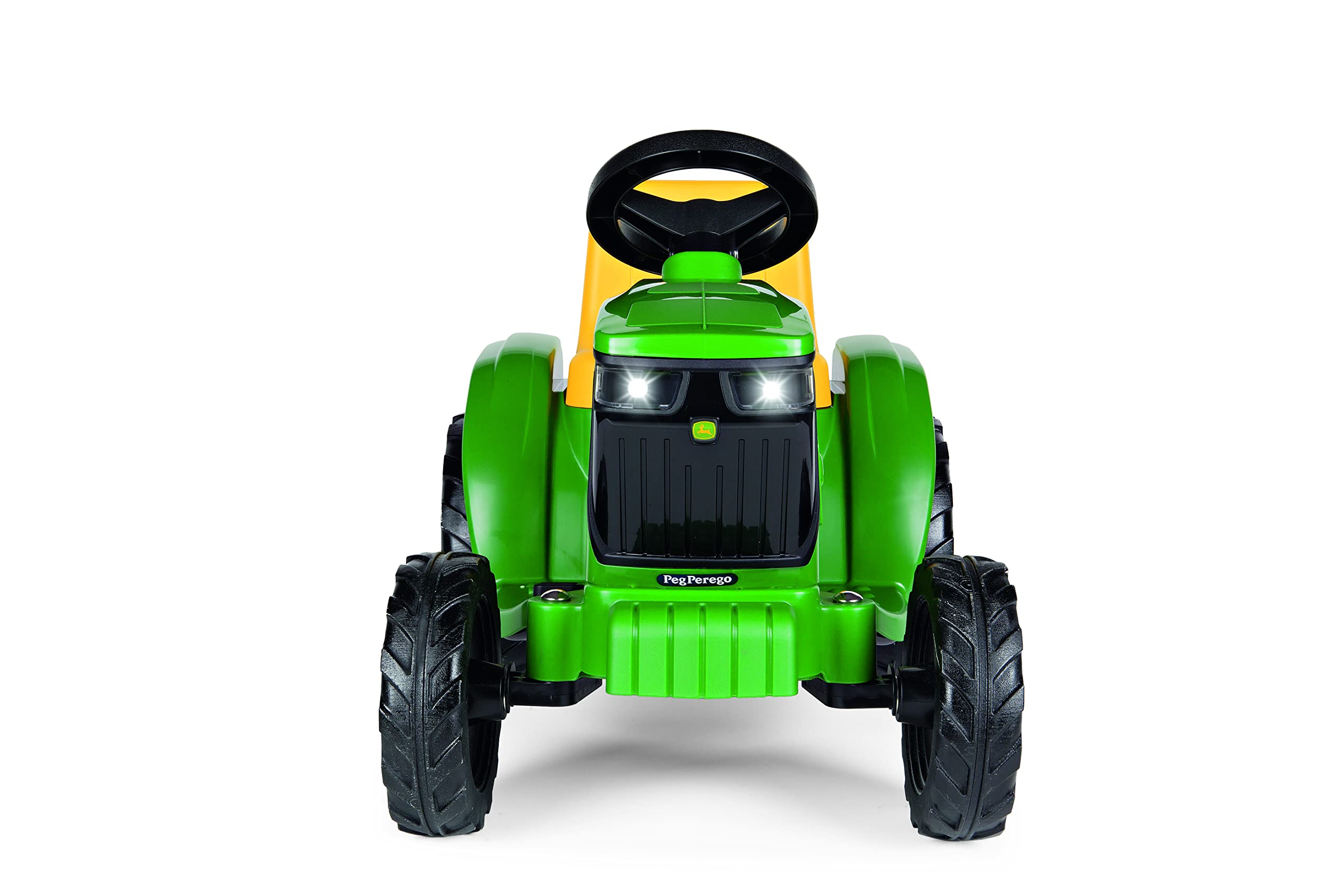 Peg Perego John Deere Mini Tractor 6 Volt Ride-On Toy for Kids - Perfect for Outdoor Play, Backyard Fun & Farm-Themed Adventures