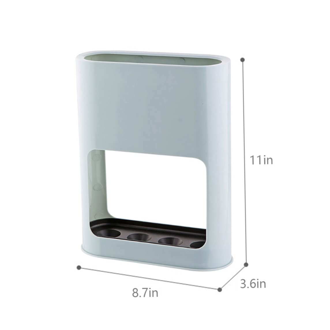 Modern Blue Umbrella Stand for Entryway - Home Storage Rack & Cane Holder