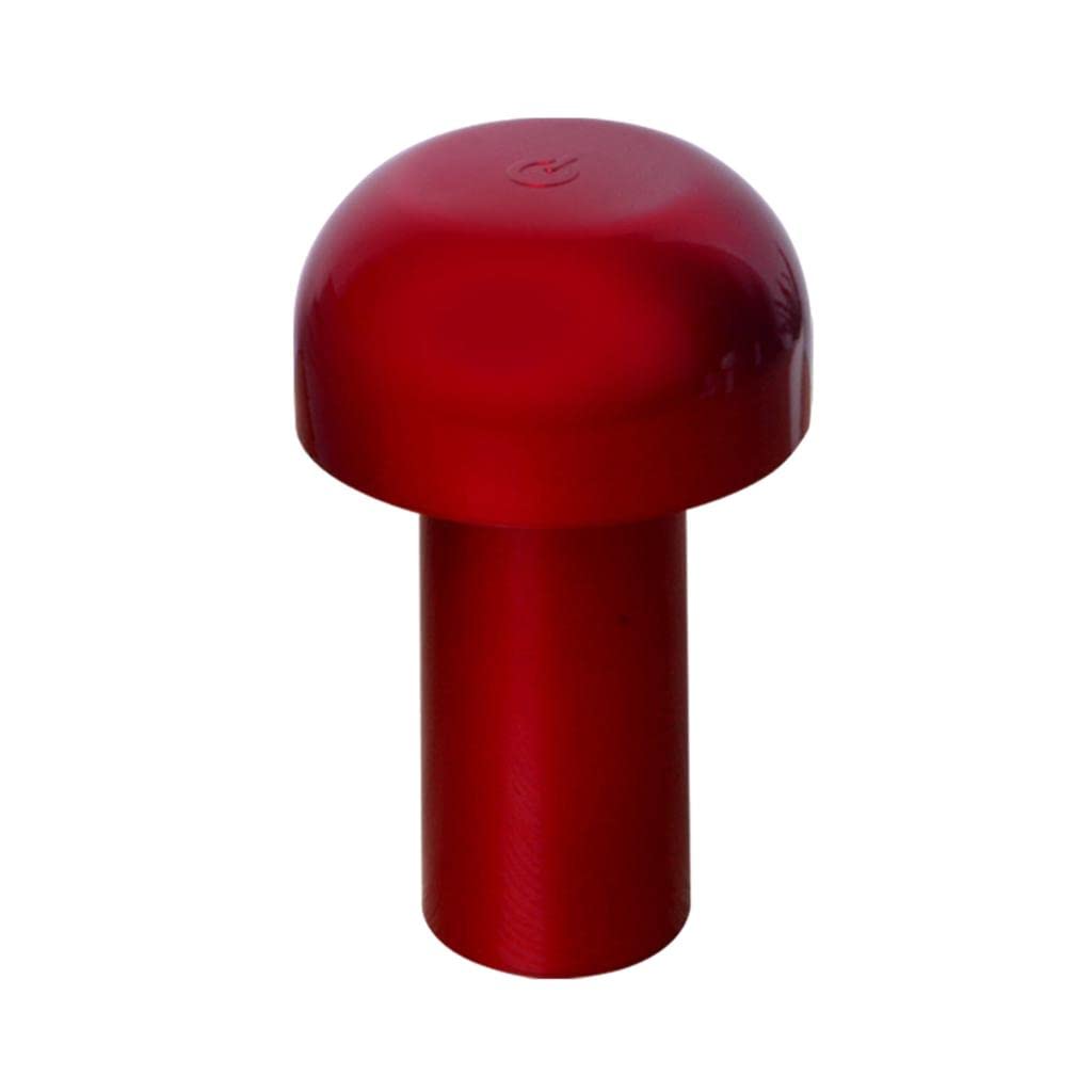 MagiDeal Touch Control Rechargeable 3W Dimmable LED Table Lamp - Adjustable Brightness Night Light for Bedroom, Office, Study Room & Hotel Decor (Red) | Perfect for Reading, Working & Creating Cozy Ambiance