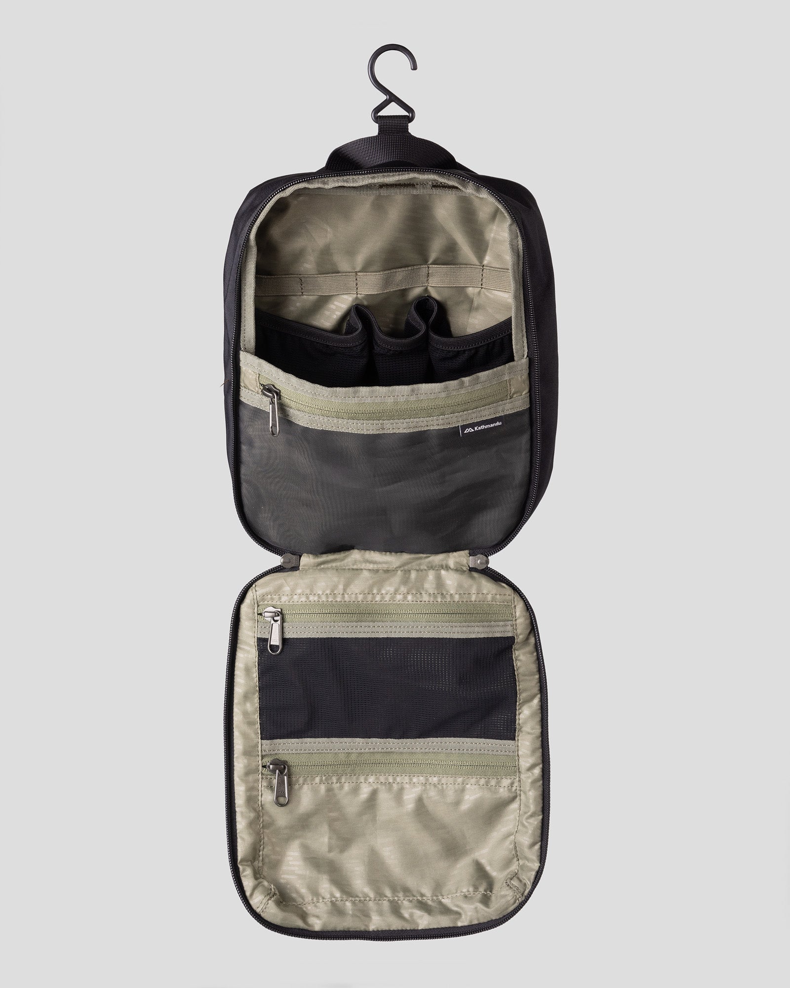 Premium Hanging Toiletry Bag for Travel - Black Waterproof Cosmetic Organizer with Multiple Pockets | Perfect for Camping, Gym, Business Trips & Vacation Essentials