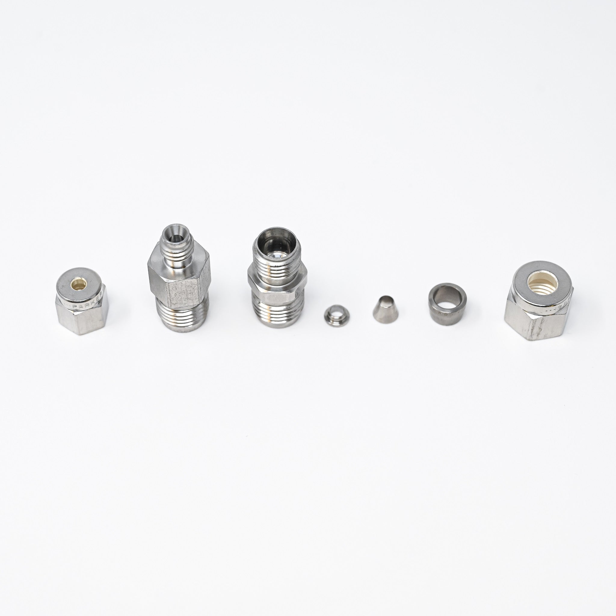 Stainless Steel M1 Class 100 mL Pump Replacement Fittings Adapter Kit - Compatible with Laboratory & Industrial Fluid Transfer Systems