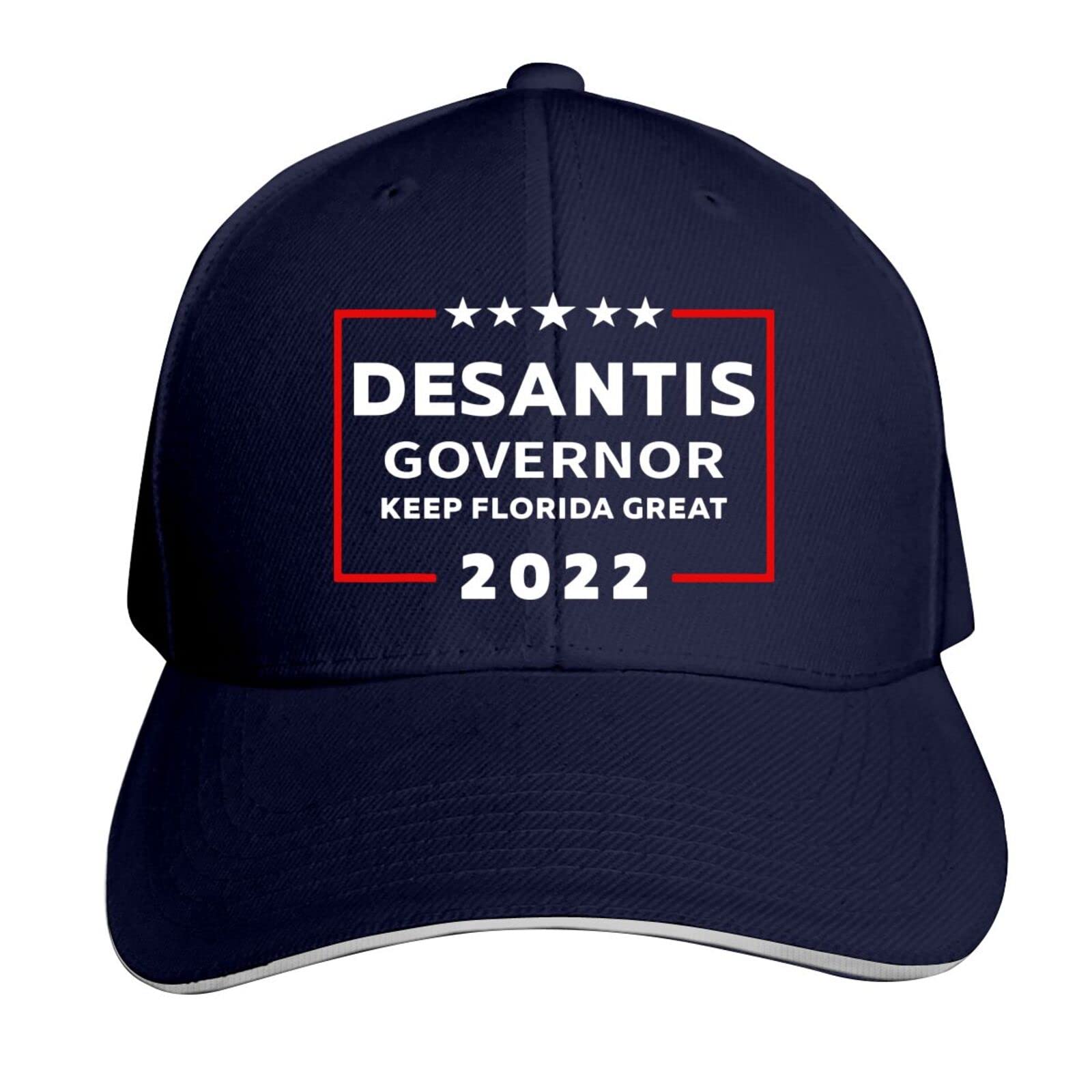 DeSantis 2022 Governor Keep Florida Great Unisex Baseball Cap - Adjustable Cowboy Style Dad Hat for Men & Women | Perfect for Outdoor Activities, Political Events & Casual Wear