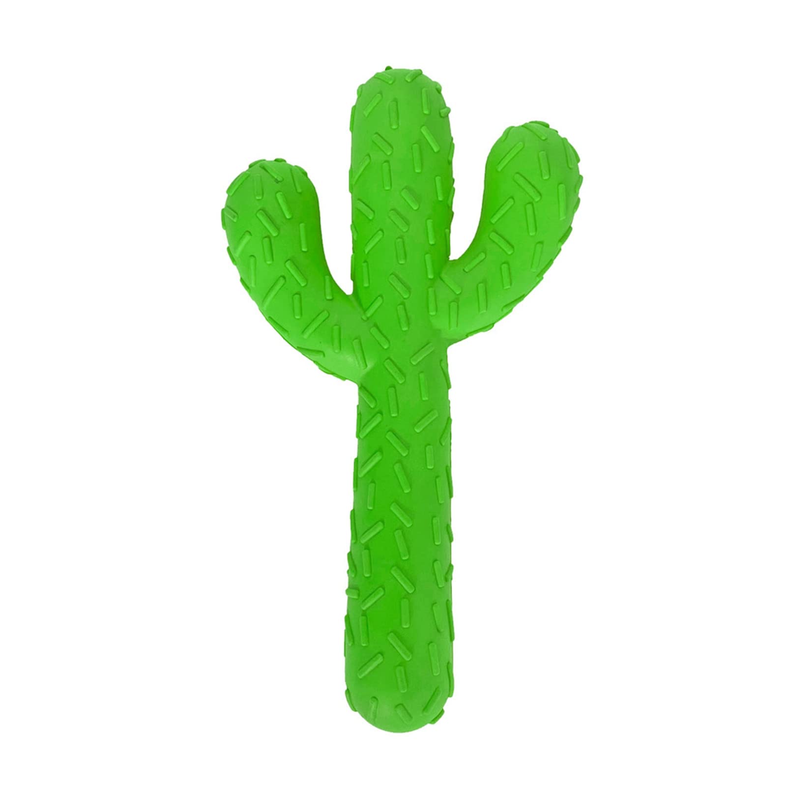 Leasote Dog Teeth Grinding Toy - Natural Rubber Cactus Chew Toy for Puppies, Safe Simulation Cactus Design for Teething & Dental Care | Perfect for Aggressive Chewers & Puppy Training