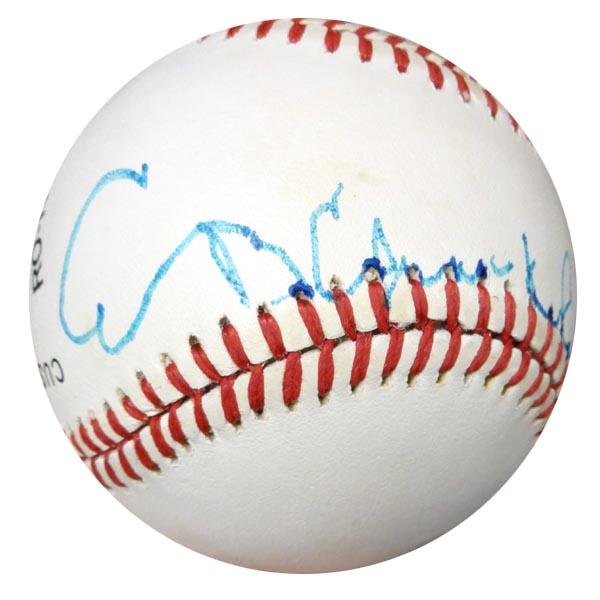 PSA/DNA Certified AB Happy Chandler Autographed Official NL Baseball #X23614 - Perfect for Collectors, Sports Memorabilia Displays & Baseball Fan Gifts