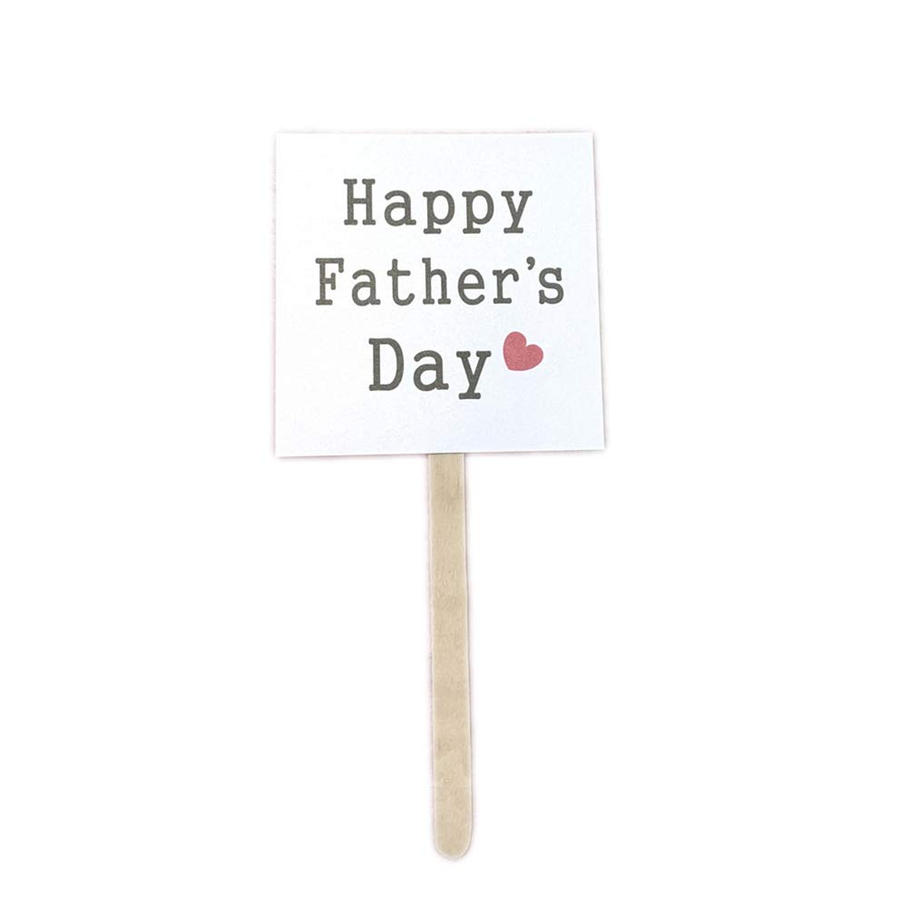 25pcs Happy Father's Day Cake Toppers - Creative Cupcake Picks for Birthday, Anniversary & Party Decorations - Premium Cake Decorating Supplies for Dad's Special Day Celebrations