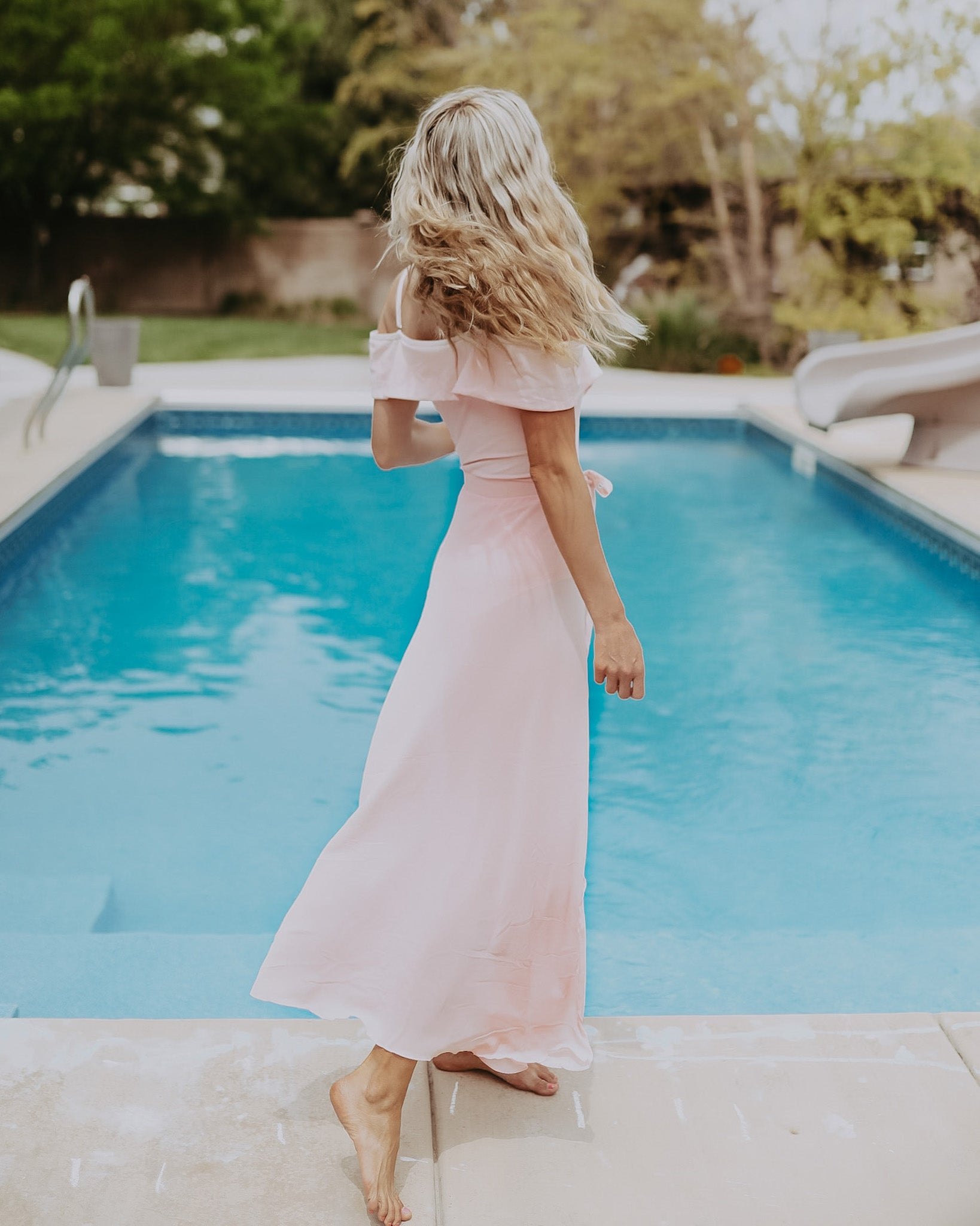 Elegant Pink Chiffon Wrap Scarf - Lightweight & Soft Fashion Accessory for Women - Perfect for Weddings, Parties & Everyday Wear - $16