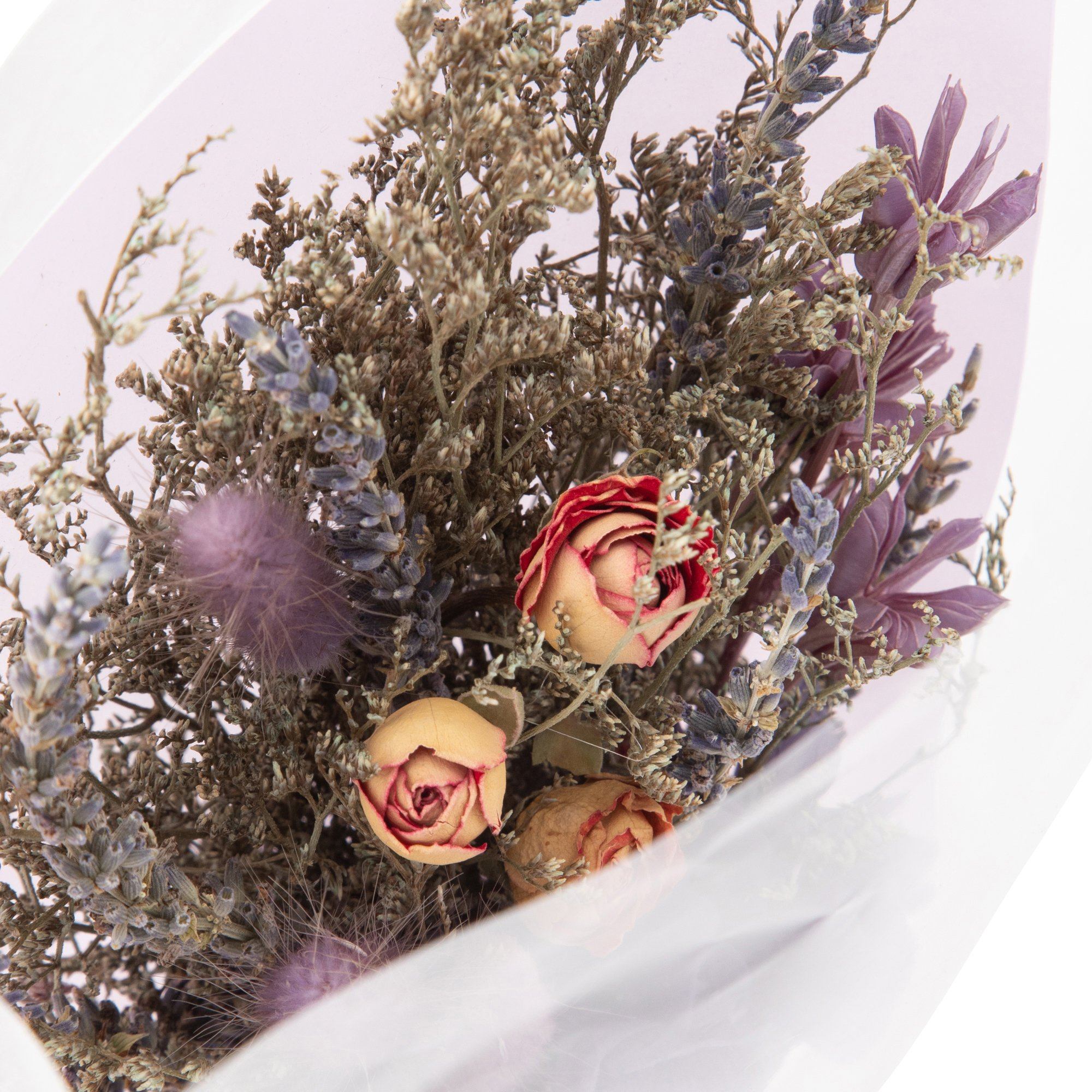 Premium Dried Gmelini Bouquet - Small Purple Flowers for Home Decor, Wedding Centerpieces & DIY Crafts