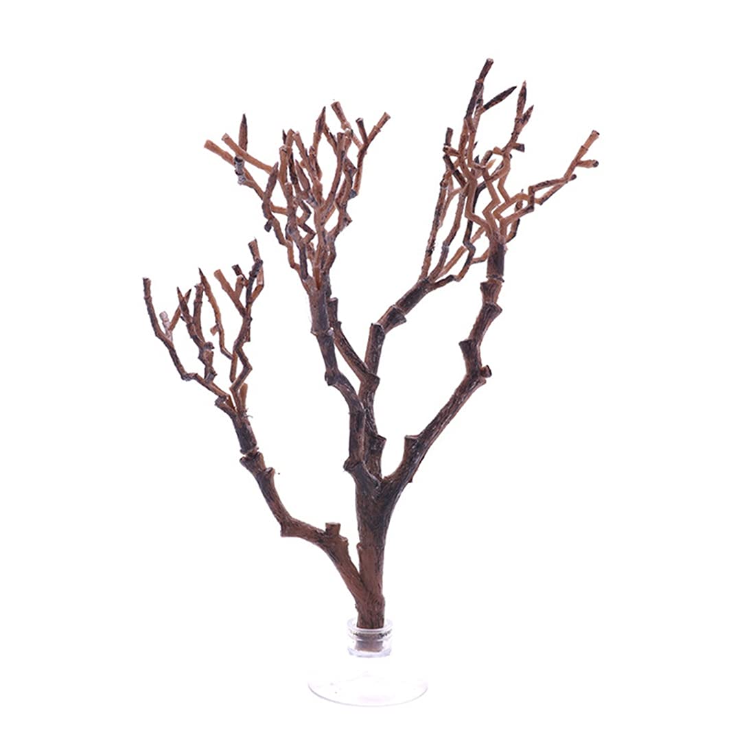 Artificial Coral Reef Tree Branches for Aquarium Decor - Fish Tank Ornament with Suction Cup | Plastic Imitation Coral & Twig Decorations for Saltwater & Freshwater Tanks | Perfect for Betta Fish, Shrimp, and Tropical Aquascaping