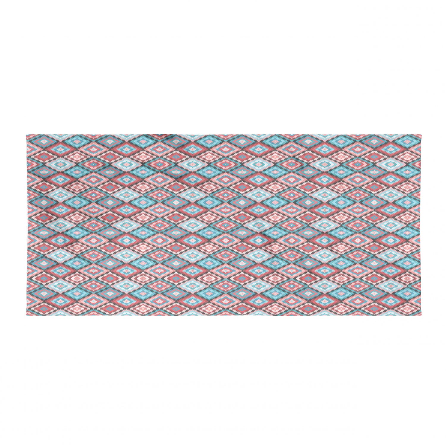 Ambesonne Aztec Sports Towel - Vintage Mexican Rhombus Pattern with Moroccan Inspired Design | Soft, Lightweight & Ultra Absorbent Microfiber Towel for Beach, Yoga, Gym & Outdoor Activities | Quick-Drying & Compact Travel Towel