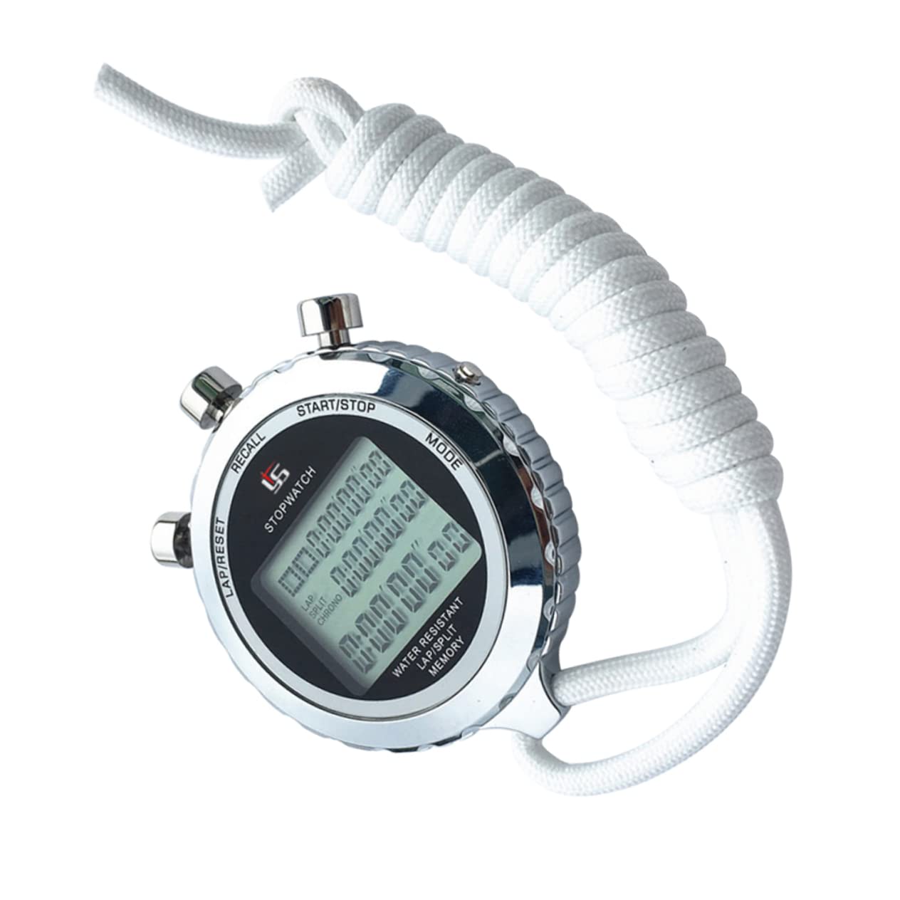 BCOATH Digital Stopwatch Timer for Athlete Training, Study, Beauty, Cooking - Waterproof Chronograph with Large Display for Gym, Kitchen, Classroom & Sports