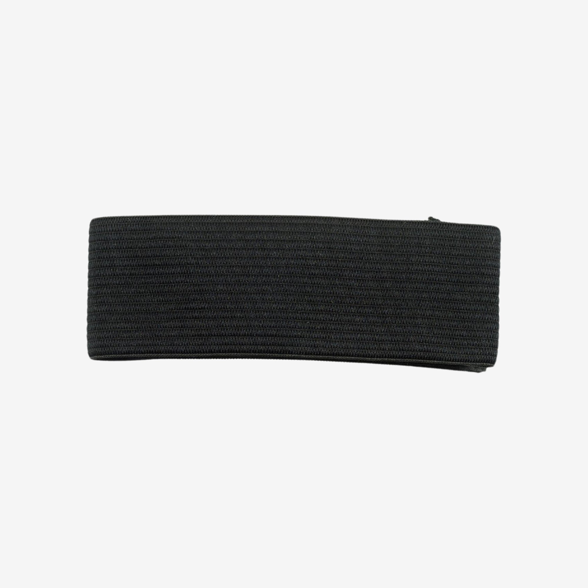 Kwik Goal Black Arm Band - Adjustable Soccer Arm Sleeve for Players & Referees - Perfect for Training, Matches & Injury Support