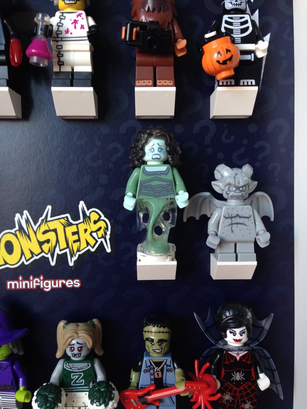 Lego® Monsters Series 14 Minifigures Display Frame - Perfect for Collectors & Home Decor | Showcase Your Mini Figures Collection