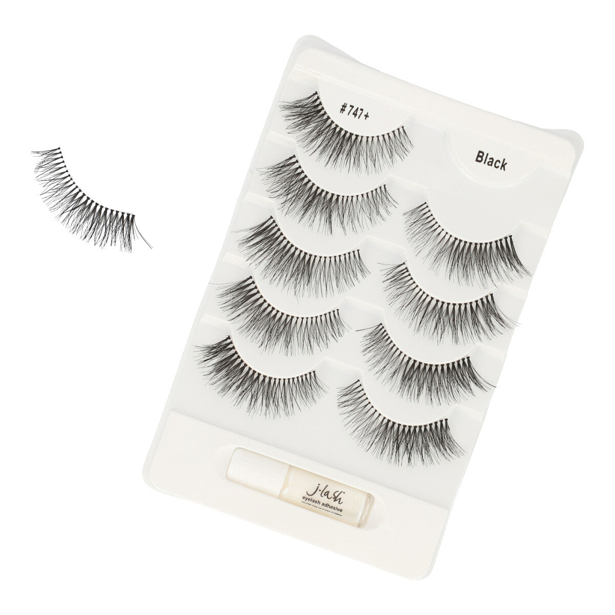 Premium Multipack False Eyelashes #747 with Glue – Natural Look for Daily Wear, Parties & Special Occasions