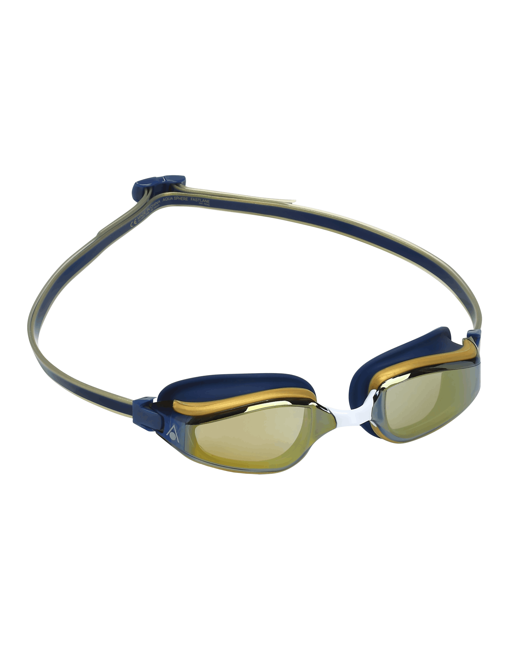 Fastlane Goggles - Titanium Mirrored Lens Sunglasses for Cycling, Running & Outdoor Sports - UV Protection & Anti-Fog