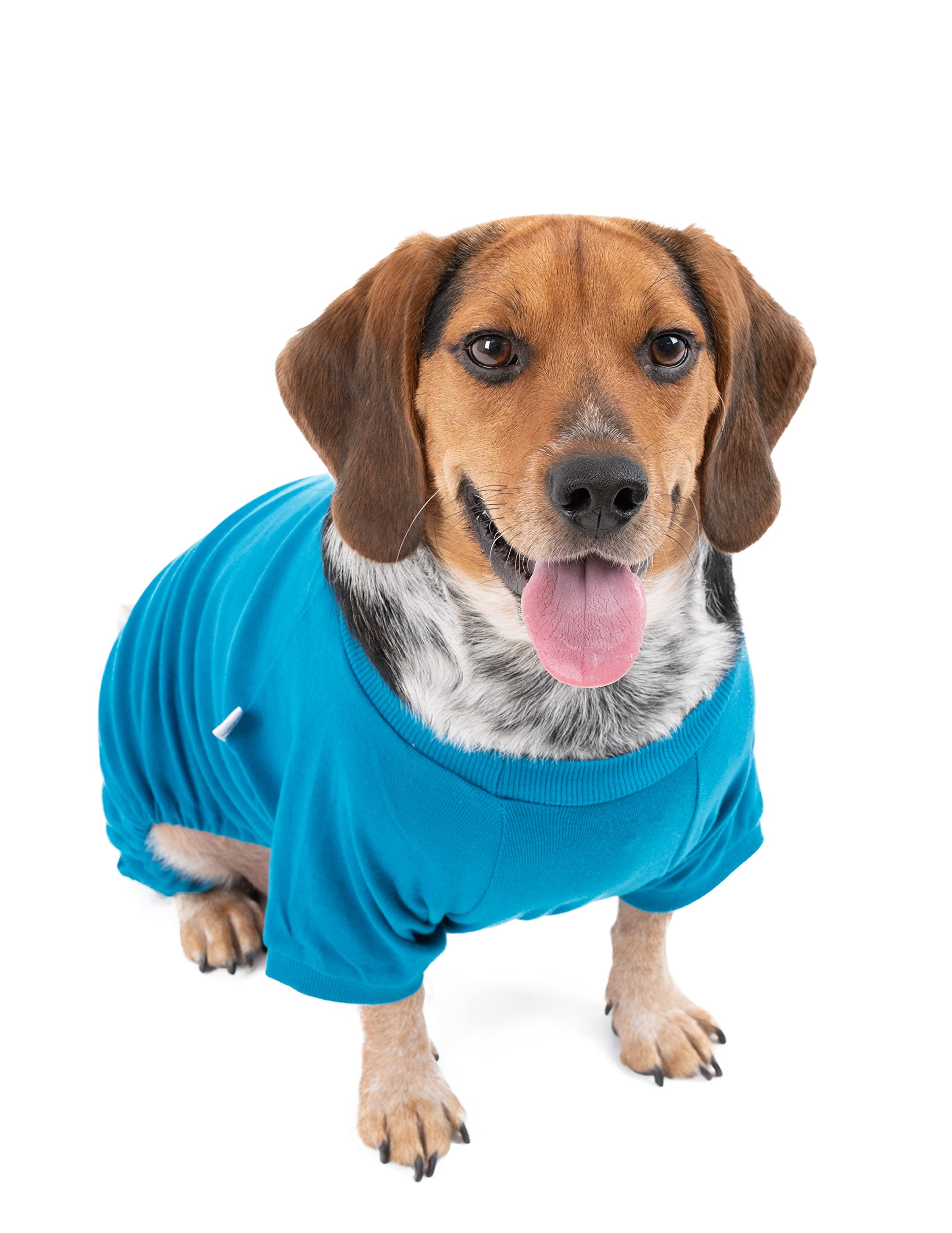 Leveret 100% Cotton Dog Pajamas - Matching Solid Pjs for Small to XXX-Large Dogs | Cozy Sleepwear for Pets | Perfect for Winter Nights & Indoor Lounging
