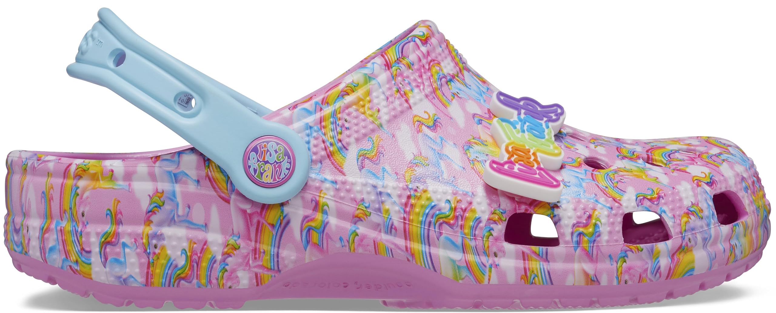 Crocs Unisex-Adult Classic Lisa Frank Clogs | Comfortable Slip-On Shoes for Men & Women | Perfect for Beach, Pool, and Casual Wear