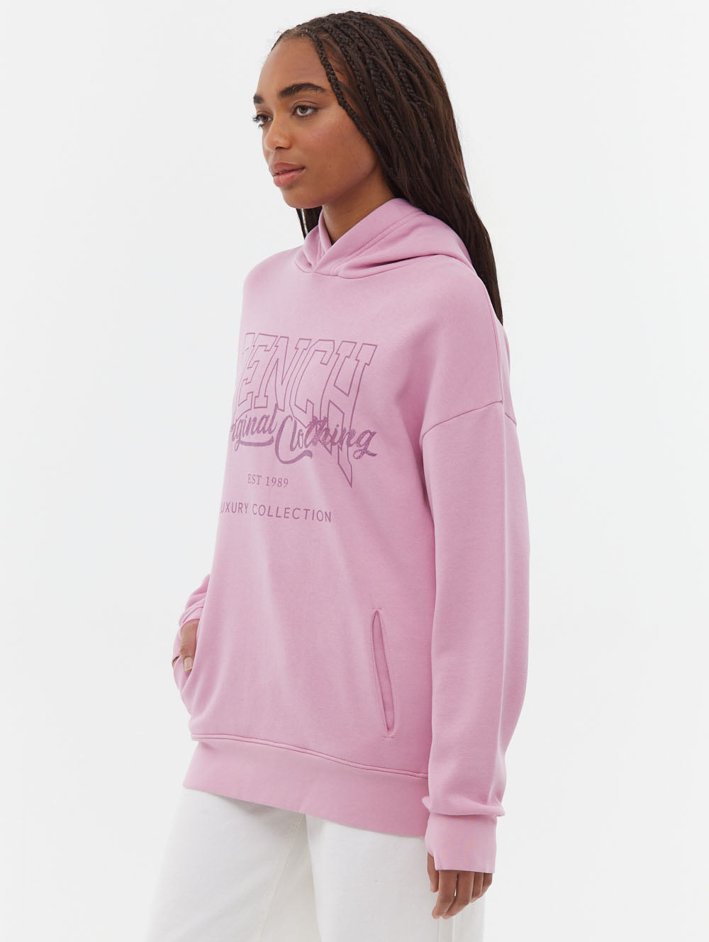 Theda Athletic Logo Oversize Hoodie for Men & Women - Comfortable Pullover Sweatshirt for Gym, Running, and Casual Wear