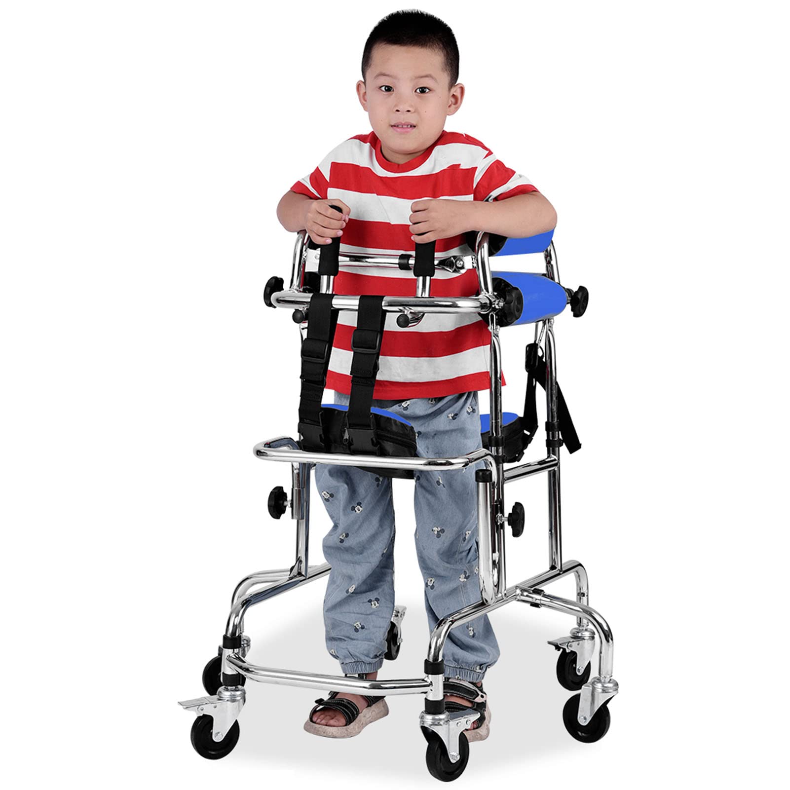 Adjustable Pediatric Walker for Kids with Cerebral Palsy - Lightweight Mobility Aid for Children's Rehabilitation & Physical Therapy - Ideal for Home, School & Therapy Center Use