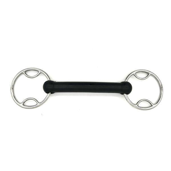 Jake Adams Soft Flexi Mouth Bevel Bit for Horses - Comfortable & Durable Training Bit for Gentle Control | Perfect for Dressage, Trail Riding & Training Sessions