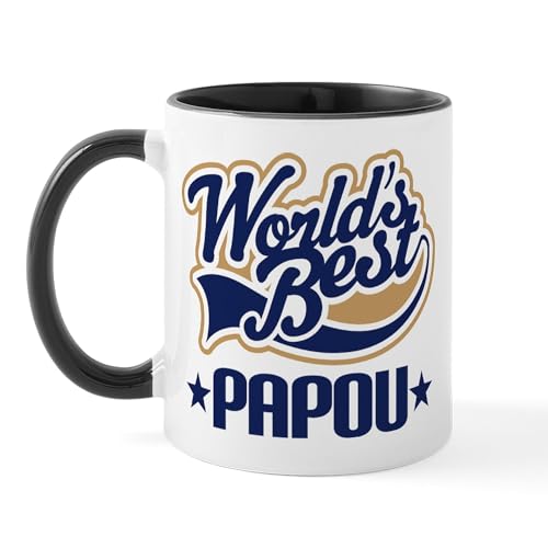 White/Black Inside - Papou (Worlds Best) Mug