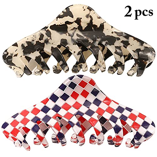Licogel Women's Hair Clips Set - 2PCS Strong Hold Jaw Clips for Thick & Thin Hair | Salon-Quality Hair Accessories for Women & Girls | Perfect for Updos, Ponytails & Everyday Styling
