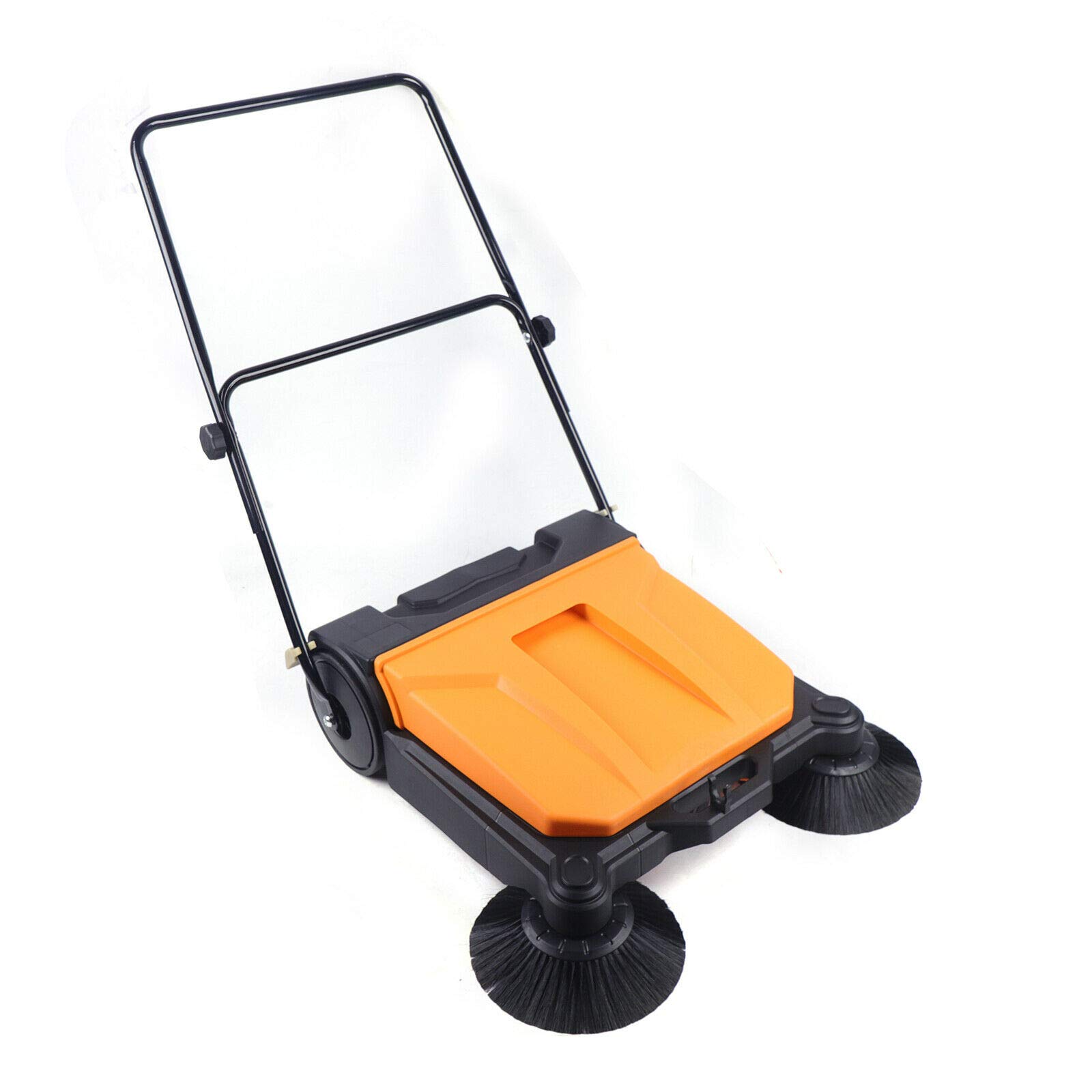 **Commercial Push Sweeper - Heavy Duty Indoor & Outdoor Floor Cleaning Machine, Foldable & Labor Saving Broom for Warehouse, Office, Home, and Sidewalk Use**