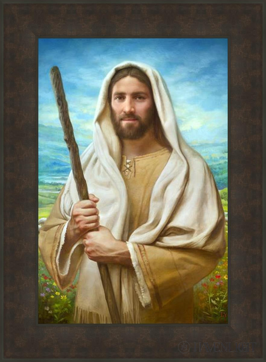 Feed My Sheep by Howard Lyon - Inspirational Christian Art Print for Home, Office & Church Decor - Perfect for Gifts & Spiritual Encouragement