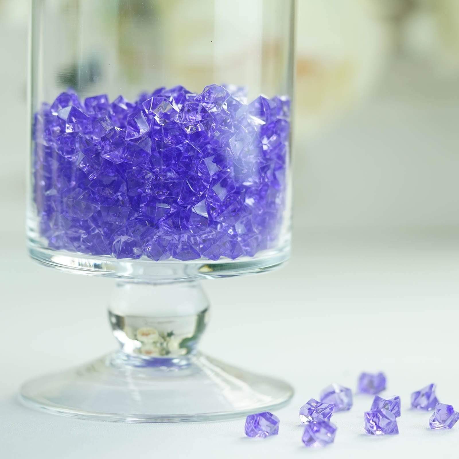 400 Pcs Clear Acrylic Mini Ice Cubes - Premium Fake Ice for Cocktails, Drinks & Decor - Perfect for Party, Bar, Wedding, and DIY Crafts