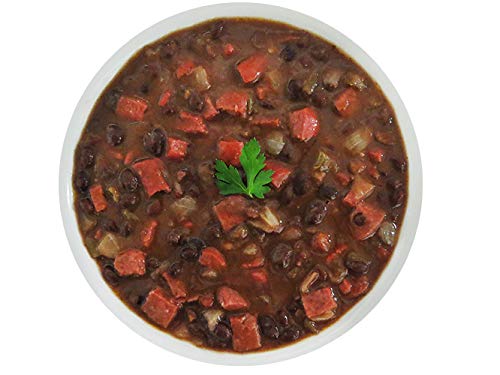 Bistro Soups® Cuban Black Bean with Sausage - 16 lbs (4 Bags x 4 lbs) | Authentic Cuban Recipe | Ready-to-Eat Meal for Camping, Office Lunch & Quick Dinners