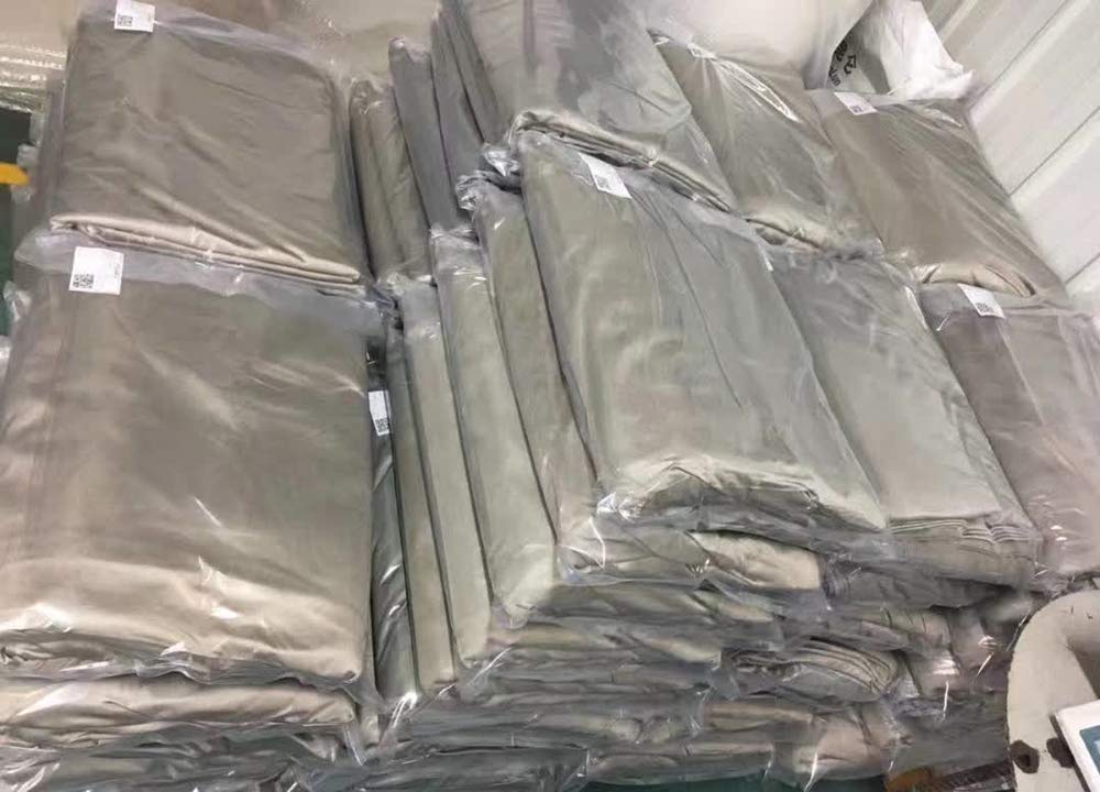EMF/RFID/EMI/RF Blocking Fabric - Nano Silver Fiber Shielding Material (80x59 inches) | Washable, Soft & Body-Safe | Ideal for Radiation Protection, Privacy Curtains, Wallet Linings & Smartphone Shielding