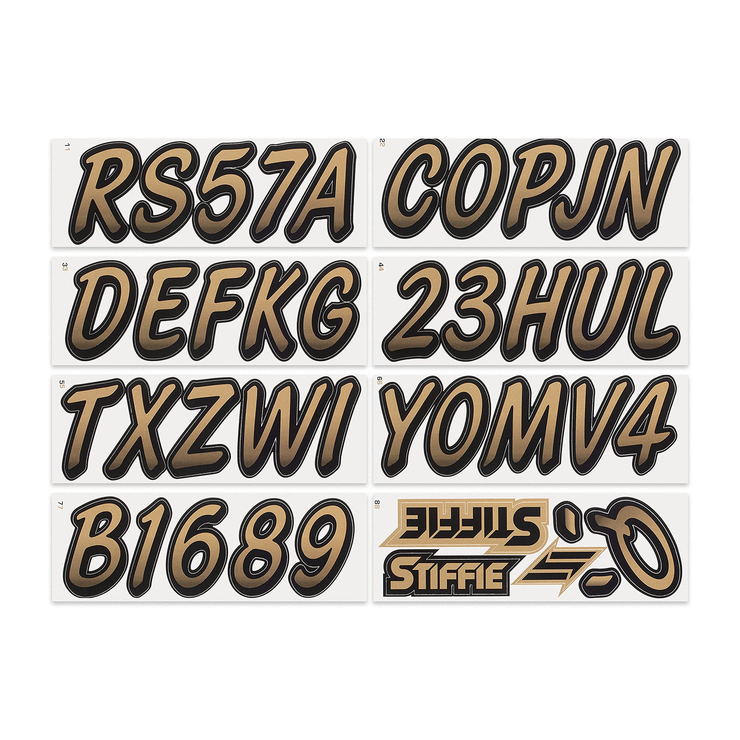 STIFFIE Whipline Metallic Gold/Black 3