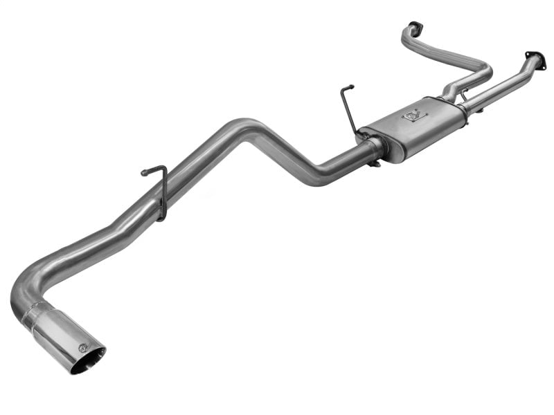 aFe MACHForce XP Stainless Steel Cat-Back Exhaust System for 2005-2009 Nissan Frontier V6 4.0L - Performance Upgrade for Off-Road & Daily Driving