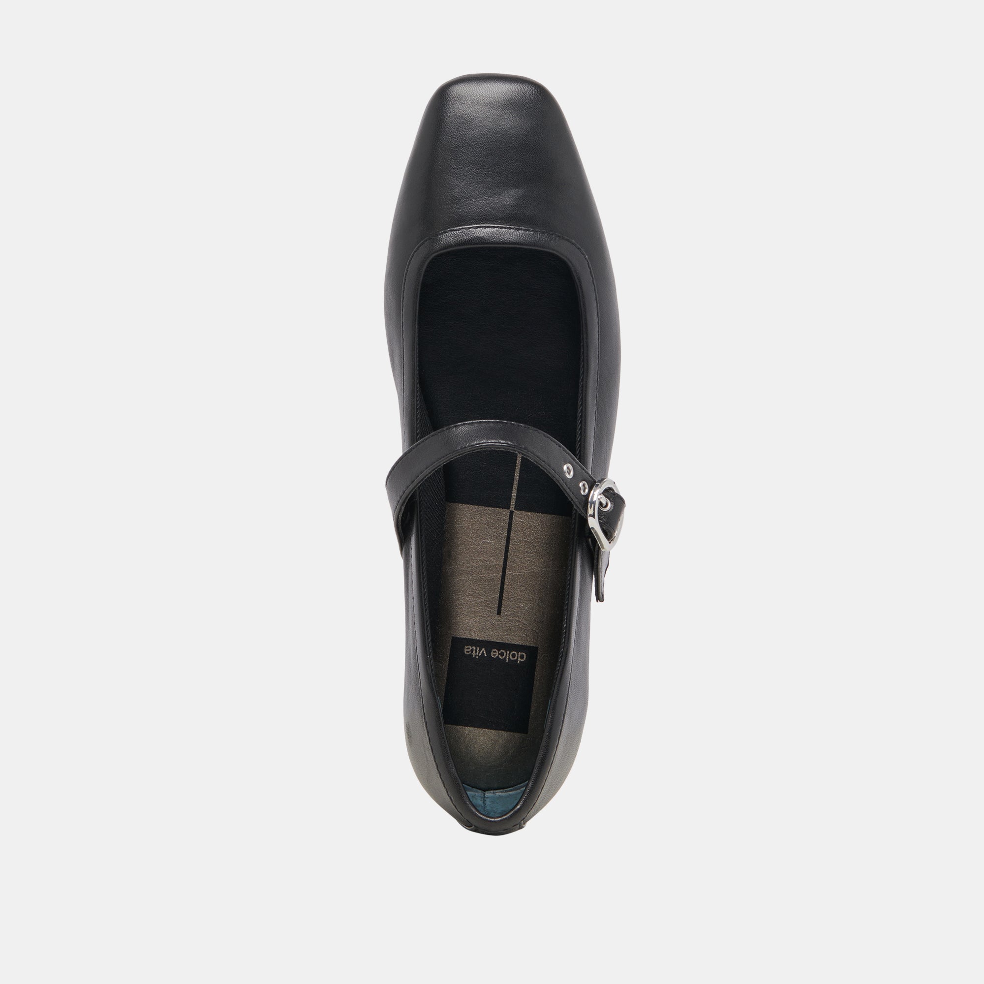 RODNI Women's Black Leather Ballet Flats - Comfortable & Stylish for Work, Travel & Casual Wear