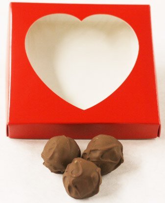 Scott's Cakes Milk Chocolate Covered Red Velvet Truffles - 8 oz Heart Shaped Gift Box | Premium Valentine's Day, Anniversary & Romantic Gifts for Her/Him