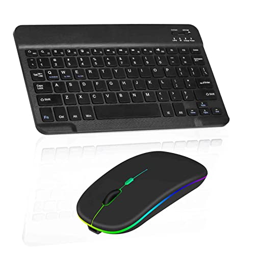 Black keyboard with RGB LED Onyx Black Mouse