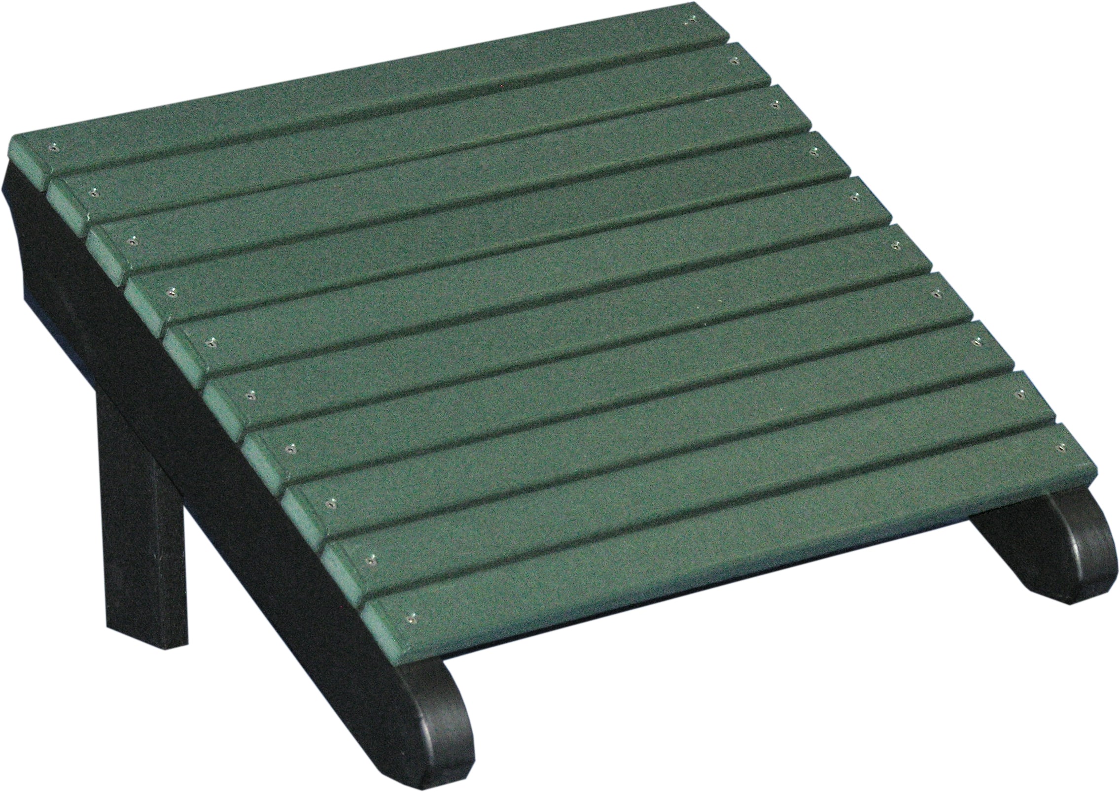 LuxCraft Deluxe Adirondack Footrest - Premium Outdoor Patio Chair Footstool for Relaxing in Garden, Deck or Backyard - Comfortable & Durable Wooden Footrest for Lounge Chairs